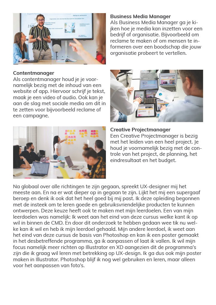 Derde pagina van de eerste versie van het Excusieverslag